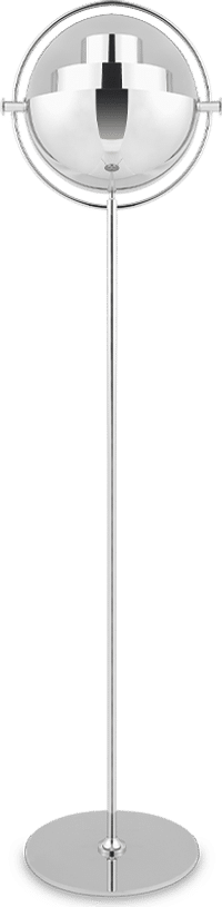 Multi-Lite Style Floor Lamp Chrome image.