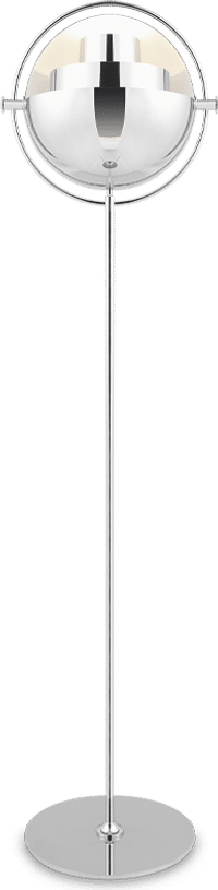 Multi-Lite Style Floor Lamp Chrome image.