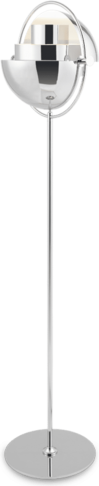 Multi-Lite Style Floor Lamp Chrome image.