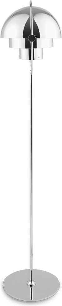 Multi-Lite Style Floor Lamp Chrome image.