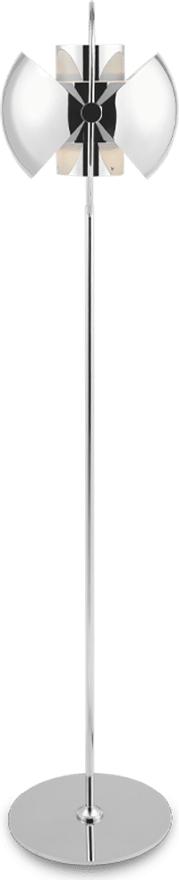 Multi-Lite Style Floor Lamp Chrome image.