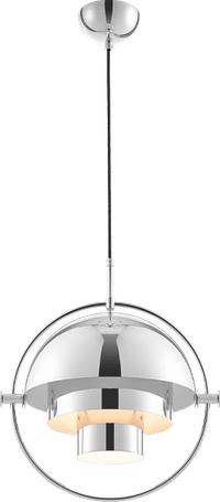 Multi-Lite Pendant Lamp Chrome image.