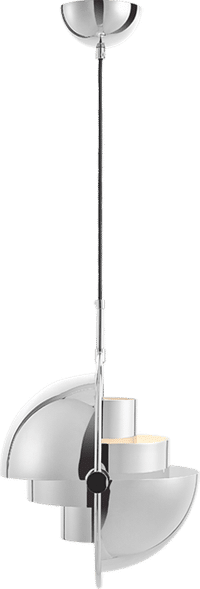 Multi-Lite Pendant Lamp Chrome image.