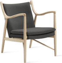 No. 45 Chair Charcoal Grey /Fabric/Solid Ash  image.