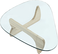 Noguchi Style Coffee Table Solid Oak/Large image.