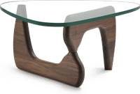 Noguchi Style Coffee Table Walnut/Medium image.