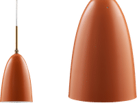 Grasshopper Style Pendant Lamp Orange image.