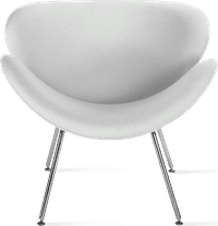 Orange Slice Chair White image.