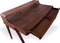 Deco Modern Desk Walnut image.