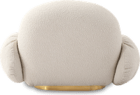 Pacha Style Armchair Gold/Creamy Boucle/Boucle image.