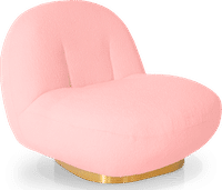 Pacha Style Lounge Chair Gold/Pink image.