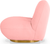 Pacha Style Lounge Chair Gold/Pink image.