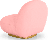 Pacha Style Lounge Chair Gold/Pink image.