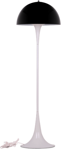 Panthella Style Floor Lamp Black image.
