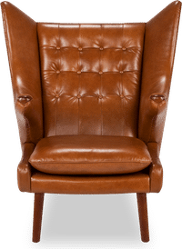 Teddy Bear Chair Premium Leather/Dark Tan image.