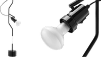 Parentesi Floor To Ceiling Style Lamp Black image.