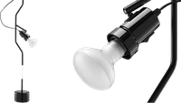 Parentesi Floor To Ceiling Style Lamp White image.