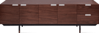 Pastoe Frame Style Media Unit Walnut Veneer image.