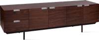 Pastoe Frame Style Media Unit Walnut Veneer image.