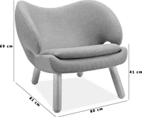 Pelican Chair Light Pebble Grey image.