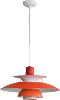 PH 5 Pendant Lamp Shades Of Red image.