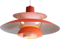 PH 5 Pendant Lamp Shades Of Red image.