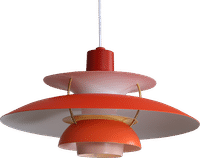 PH 5 Pendant Lamp Shades Of Red image.