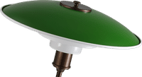 PH 3/2 Style Table Lamp - Brass PH Green image.