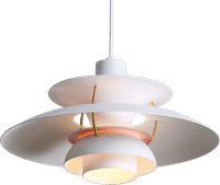 PH 5 Pendant Lamp Shades Of White image.