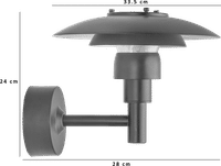 PH 3 - 2.5 Wall Lamp Black image.