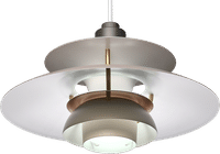 PH 5 Pendant Lamp - Mini Shades of Grey image.