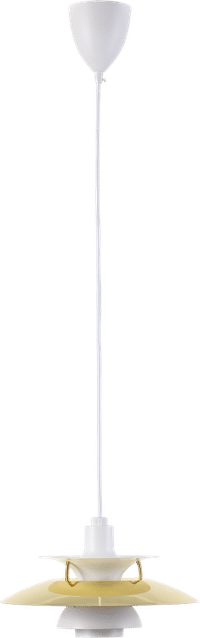 PH 5 Pendant Lamp - Mini White N Brass image.