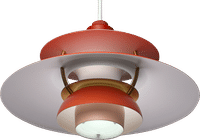 PH 5 Pendant Lamp - Mini Shades Of Red image.