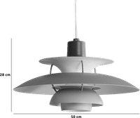 PH 5 Pendant Lamp Shades Of Red image.