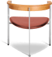 PK11 Chair Caramel Aniline image.