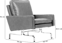 PK31 Armchair Black  image.