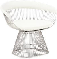 Platner Armchair White image.