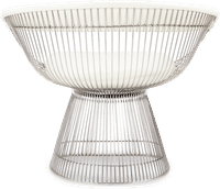 Platner Armchair White image.