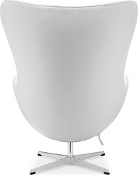 The Egg Chair Premium Leather/With piping/White image.