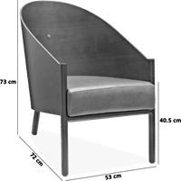 Pratfall Chair  Black  image.