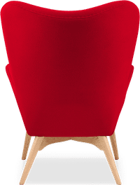 R160 Contour Chair Wool/Deep Red image.