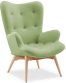 R160 Contour Chair Wool/Light Green image.