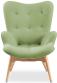 R160 Contour Chair Wool/Light Green image.