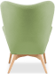 R160 Contour Chair Wool/Light Green image.
