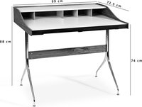 Style Swag Desk Walnut Veneer image.