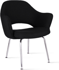Saarinen Executive Armchair Black image.
