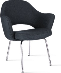 Saarinen Executive Armchair Charcoal Grey image.