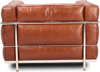 LC3 Style Grand Confort Armchair Dark Tan image.