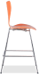 Series 7 Barstool  Plywood/Orange image.