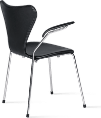 Series 7 Chair Carver - Full Leather Black image.